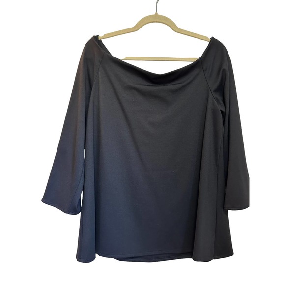 Hatch Black Off the Shoulder Date Night Top sz 2=6/8 Perfect! Like New - Picture 2 of 7